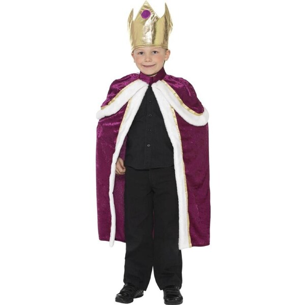 Kiddy King Queen Child Costume Size Large 10-12 Years