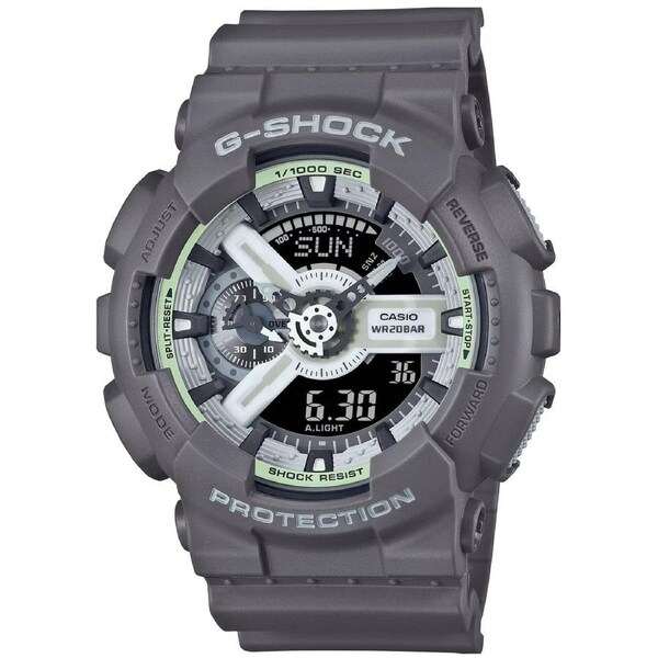 G-Shock Grey Glow in the Dark 200m Digi-Analog Men's Watch GA-700HD-8A