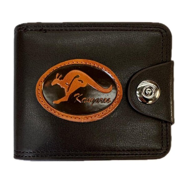 Souvenir Wallet Australia Classic Australian Kangaroo in Brown
