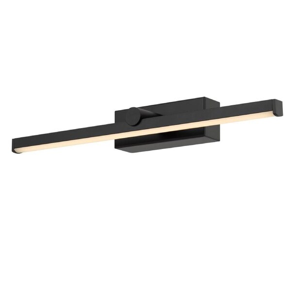 Foley Contemporary Wall Lamp Light Aluminium Polycarbonate Black Matte