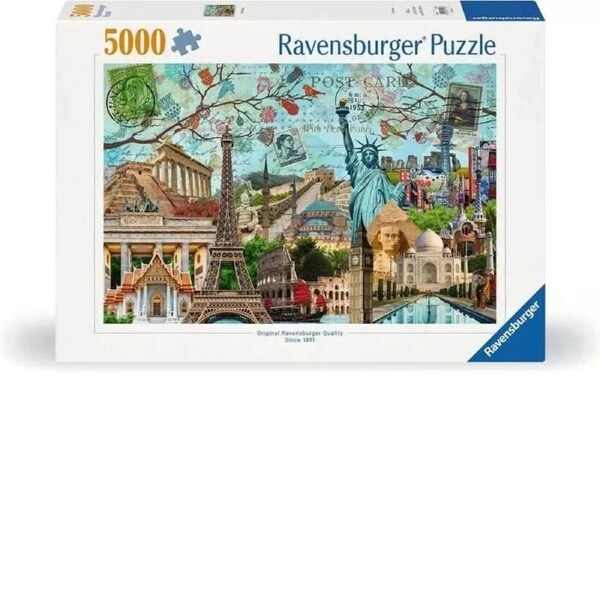 Ravensburger Puzzle 5000pc - Big Cities Collage