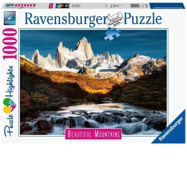 Ravensburger Puzzle 1000pc - Mount Fitz Roy, Patagonia