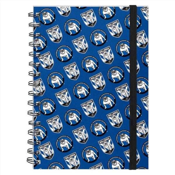NRL: Bulldogs - Hard Cover Notebook