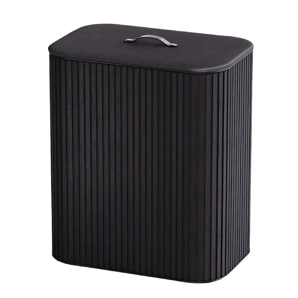 Joseph Joseph Tota Twin Luxe 90L Laundry Separation Basket Black