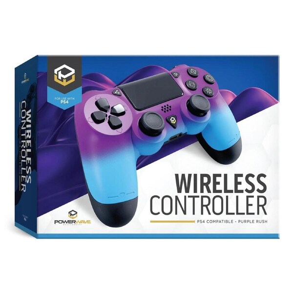 Powerwave Purple Rush Wireless Controller for PS4