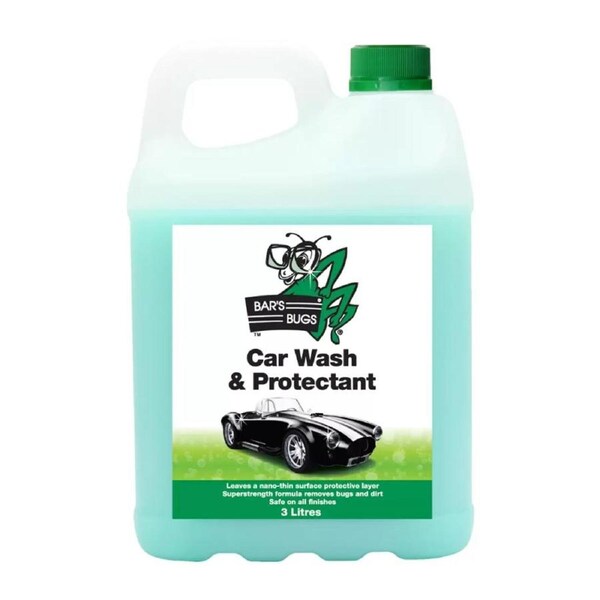 Bar Bugs 3L Car Wash Detergent And Wax Free Paint Protector Concentrate Made In