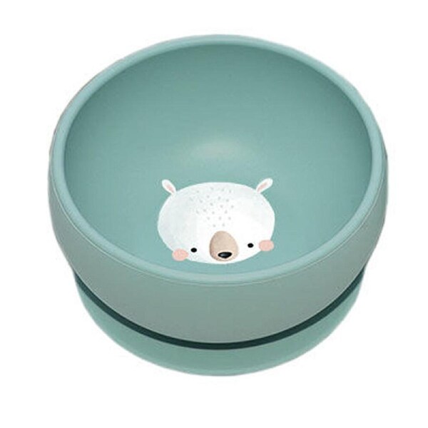 Sassi Baby/Toddler Microwaveable Silicone Feeding Meal Bowl Munchy The Bear 6m+
