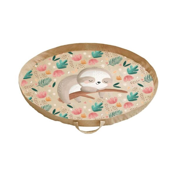 Sassi Baby/Kids Play Mat Bag Gnawy The Sloth 120cm Round 3y+