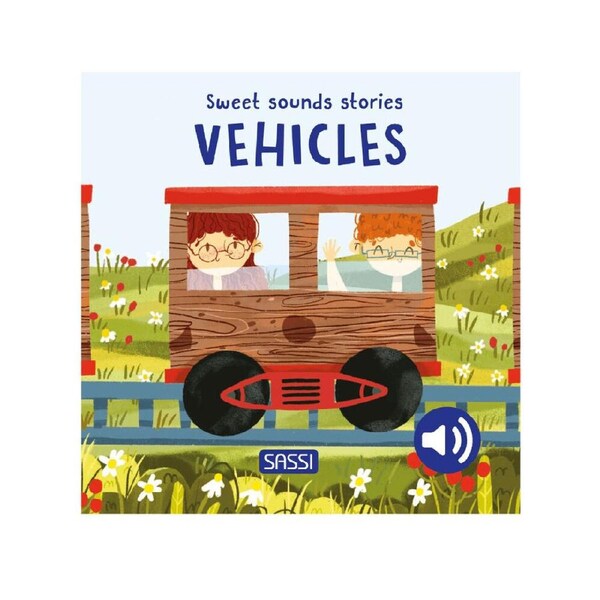 Sassi Sweet Sounds Stories Baby/Kids Audio Board Book Vehicles 12m+