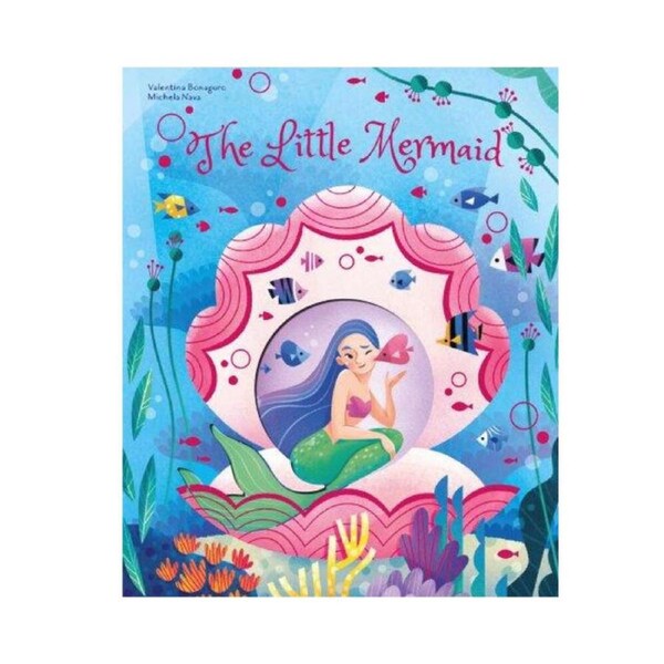 Sassi Kids/Children Die-Cut Fairy Tale Activity Book The Little Mermaid 5y+
