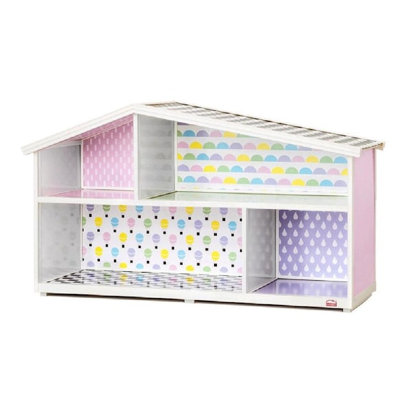 Lundby Dolls House Creative Miniature 4-Room Box w/ Decals Set 71x40cm 4y+
