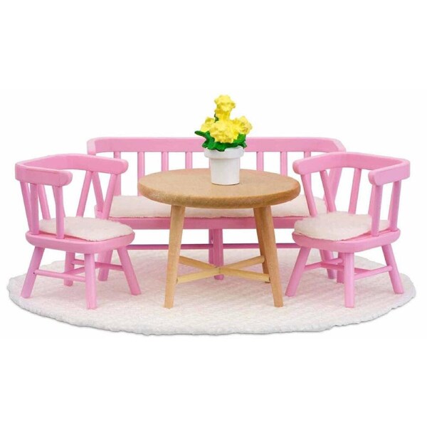 Lundby Kitchen Furniture Miniature Dollhouse Dinning Toy Set 19.5cm 4y+