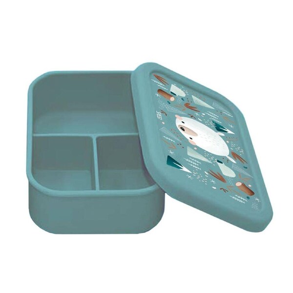 Sassi Kids/Children Microwaveable Silicone Lunch Box Munchy The Bear 6m+