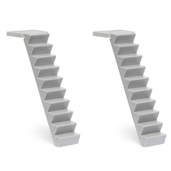 2PK Lundby Dollhouse Stairs Staircase Miniature Fixtures Toy 49x19.2cm 4y+