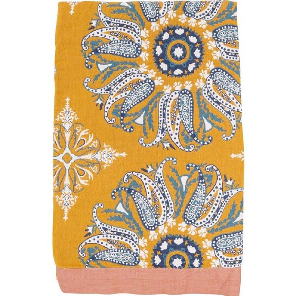 LVD 100% Cotton Bohemian Print Throw Decor Blanket 230x200cm Bonnie