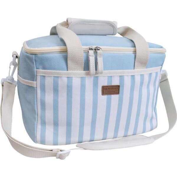 LVD Carry All Water-Resistant Canvas Lined Cooler Bag 30x22x20cm Sky