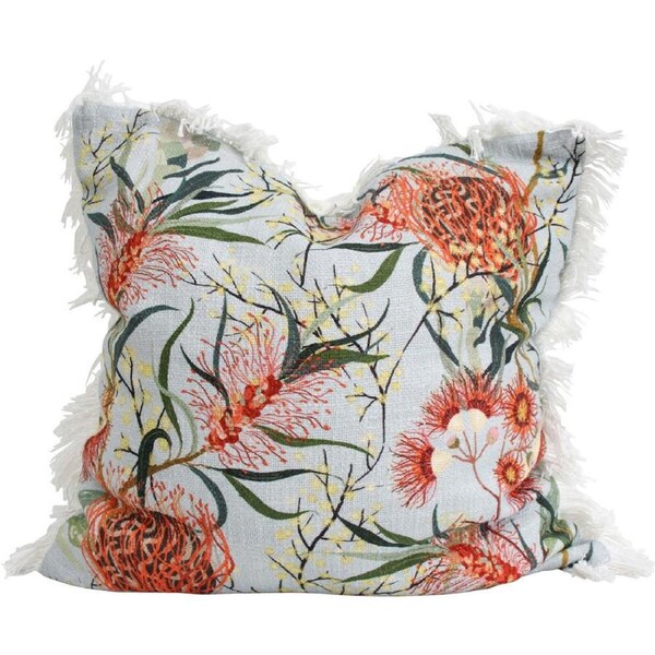 LVD 100% Cotton Decorative Home Textured Cushion Pillow 50x50cm Gumflower