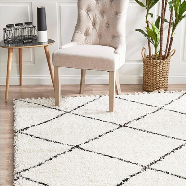 Rug Culture Saffron 22 White Modern Rug 150X80cm