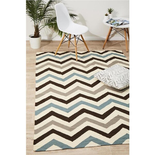Rug Culture Nomad 18 Blue Modern Rug 280X190cm