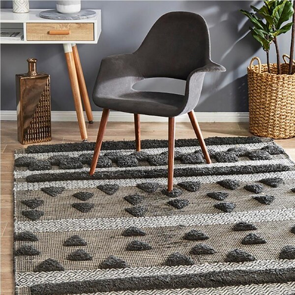 Rug Culture Miller 733 Charcoal Modern Rug 320X230cm
