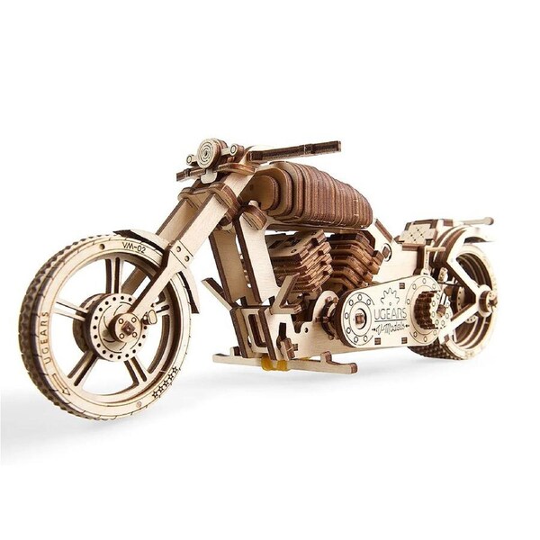 Ugears 3D Wooden Model Bike VM-02, Acton 70051