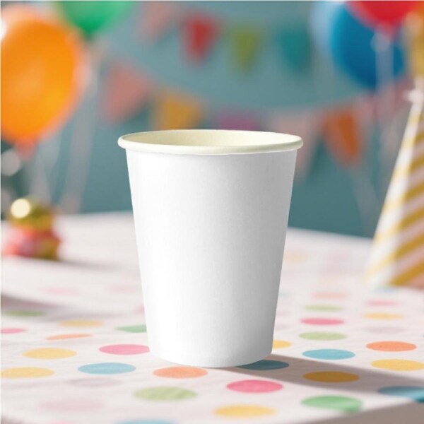 12pk White Paper Cup