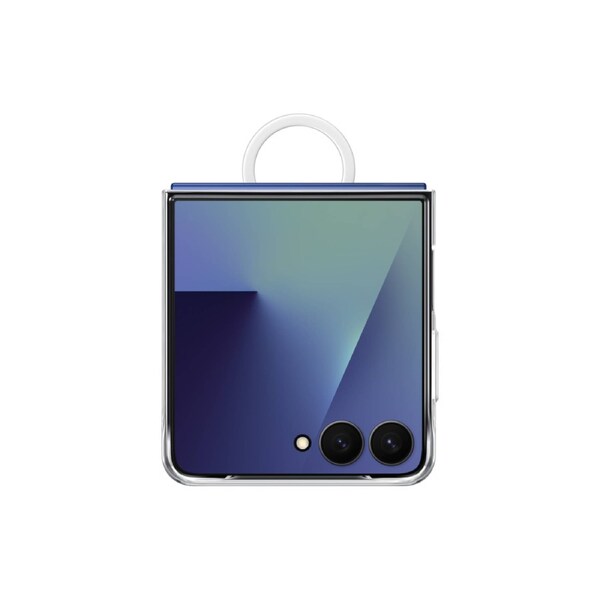 Samsung Galaxy Z Flip7 Ring Case (Clear) (Transparent)