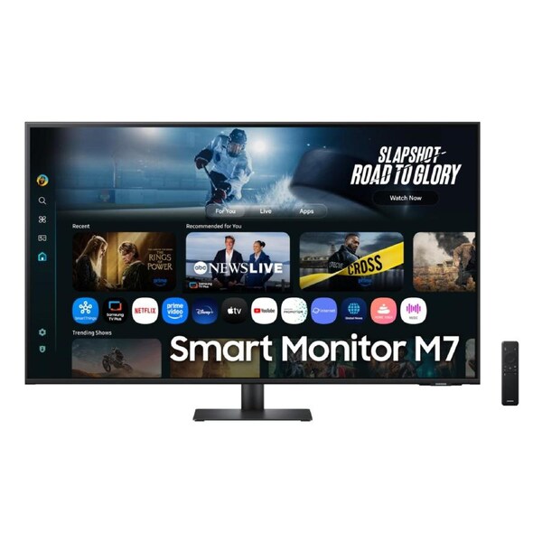 43" Smart Monitor M7 M70F (Black) 4K Samsung Vision AI