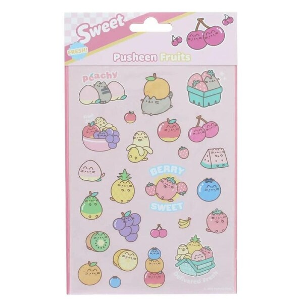 Pusheen The Cat Fruits Stickers