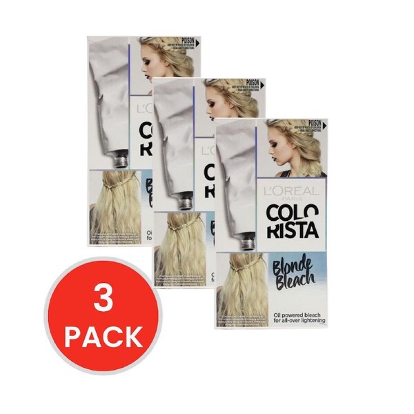 L'Oreal Paris Colorista Hair Bleach Blonde (3 Pack)