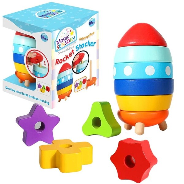 Magic Sensory Interactive Rocket Stacker