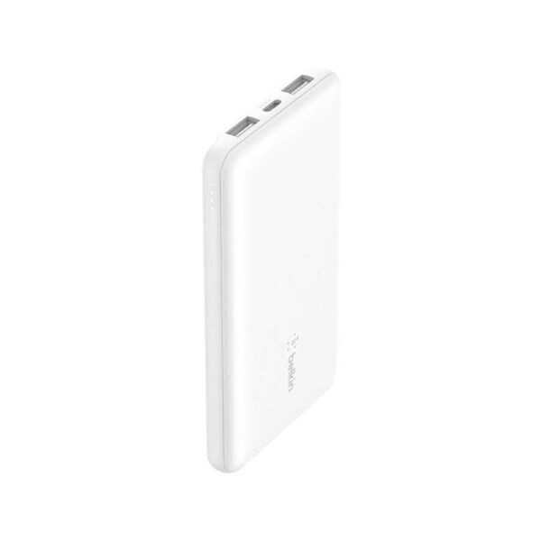 Belkin Boost Charge Power Bank 10K USB-C Dual USB-A 15W - White