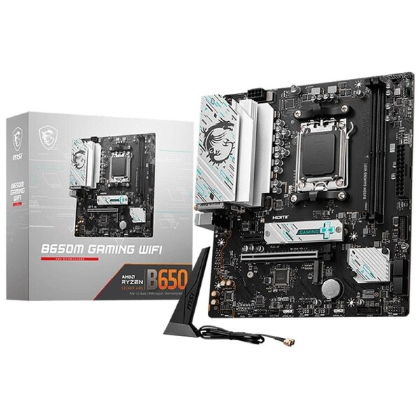 MSI B650M Gaming WiFi AM5 mATX Motherboard (MSI B650M GAMING WIFI)