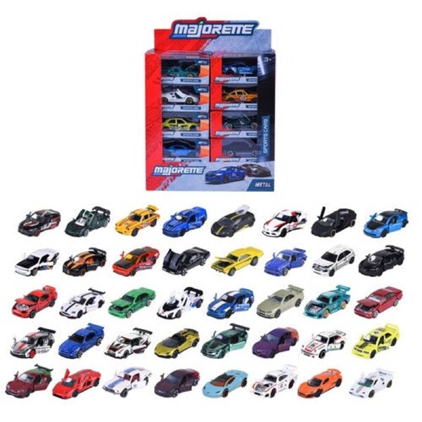 Majorette - Sports Cars in Display Box Assorted
