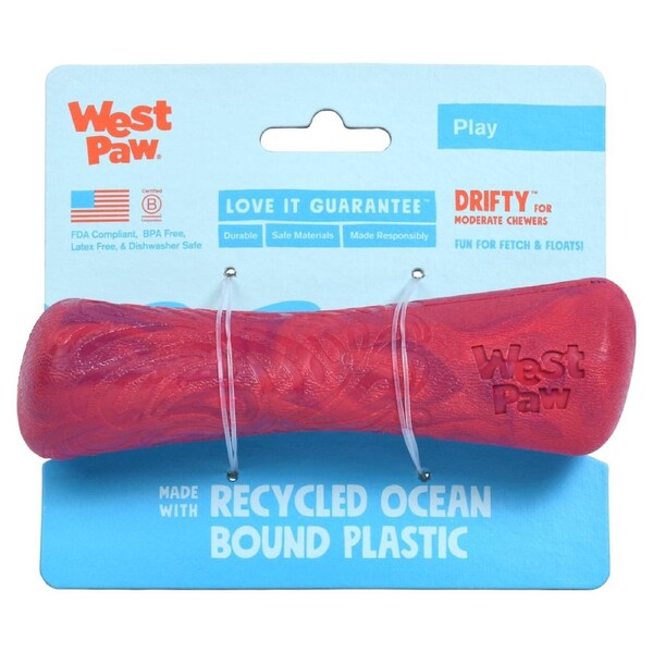 Seaflex Recycled Plastic Fetch Dog Drifty Toy (Hibiscus) - Small