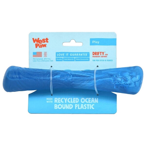Seaflex Recycled Plastic Fetch Dog Drifty Toy (Surf) - Large