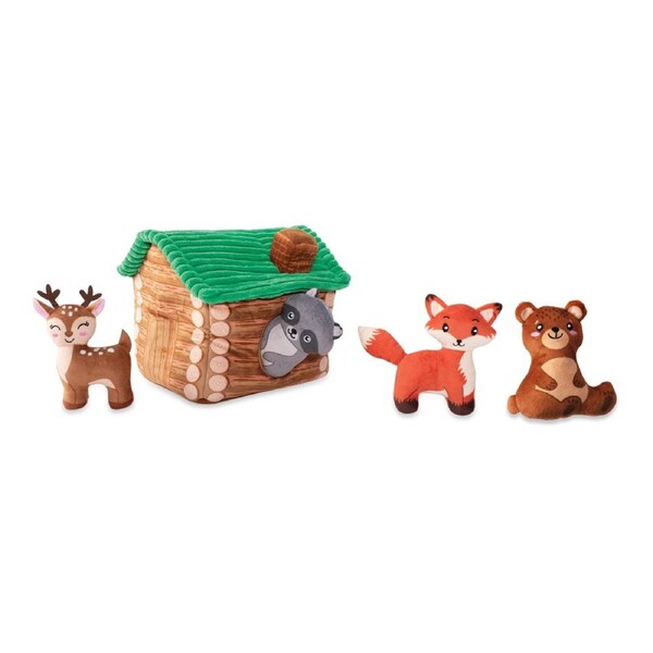 Plush Burrow Interactive Dog Toy - On Cabin Time