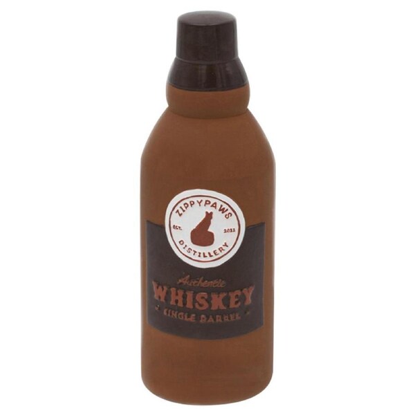 Latex Happy Hour Crusherz Squeaker Dog Toy (Whiskey)