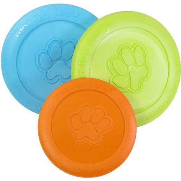 Zisc Flying Disc Fetch Dog Toy - Large - Blue
