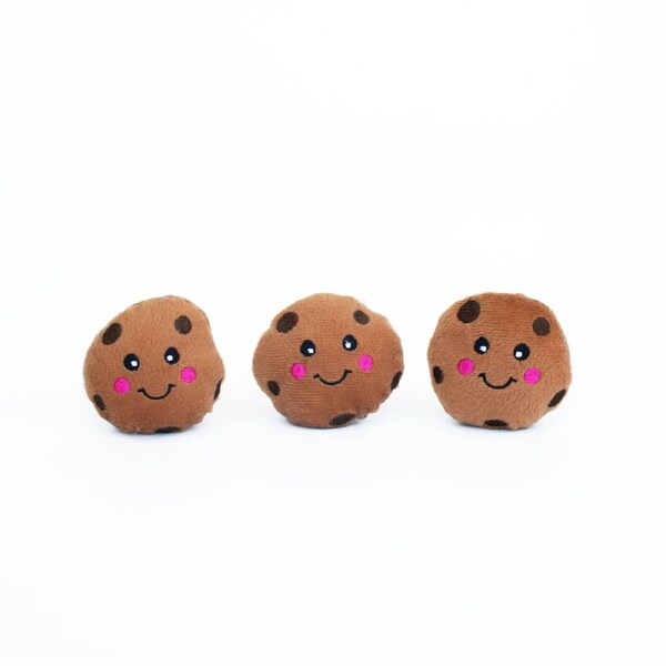 Miniz Dog Toy - Cookies, 3 Pack