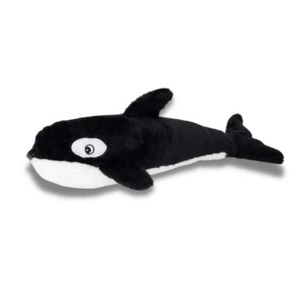 Plush Squeaky Jigglerz Dog Toy (Killer Whale)