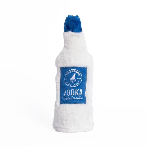 Happy Hour Crusherz Bottle Dog Toy - Vodka