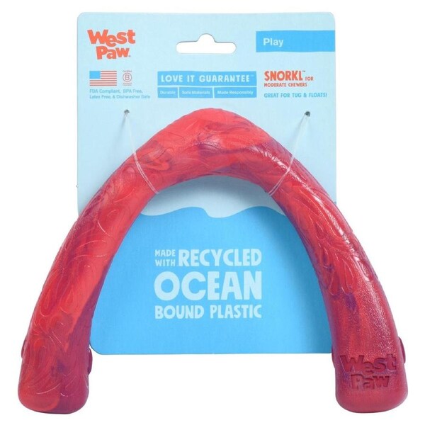 Seaflex Recycled Plastic Tug Dog Toy (Hibiscus)