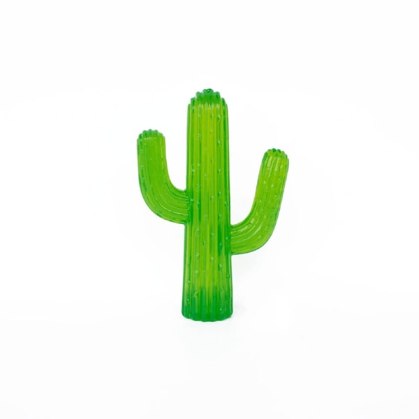 ZippyTuff Plastic Teething Dog Toy (Cactus)