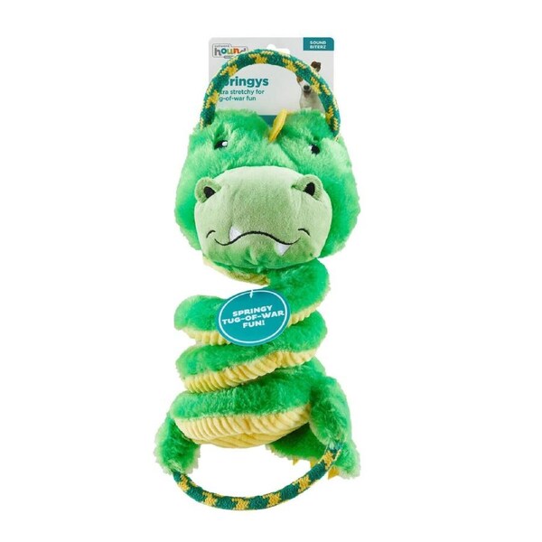 Springys Plush Fetch Dog Toy (Gator)