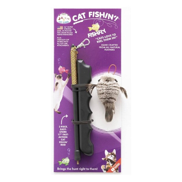 Cat Fishin' Rod with Fishfly Zebra Fish Cat Lure