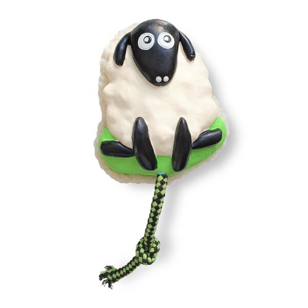 Squeaker Snuggles Dog Toy (Woody the Sheep)