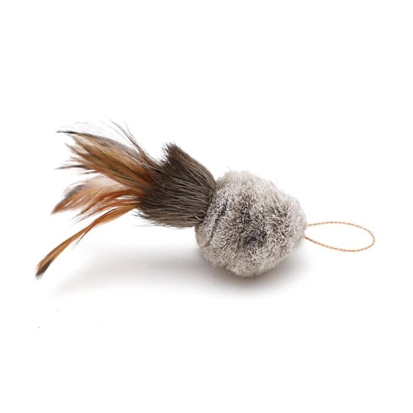 Feather Pom Cat Lure
