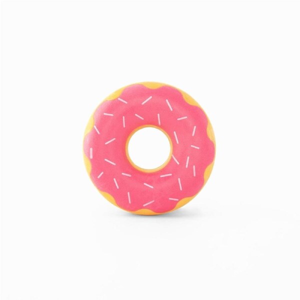 ZippyTuff Donutz Dog Toy (Strawberry)