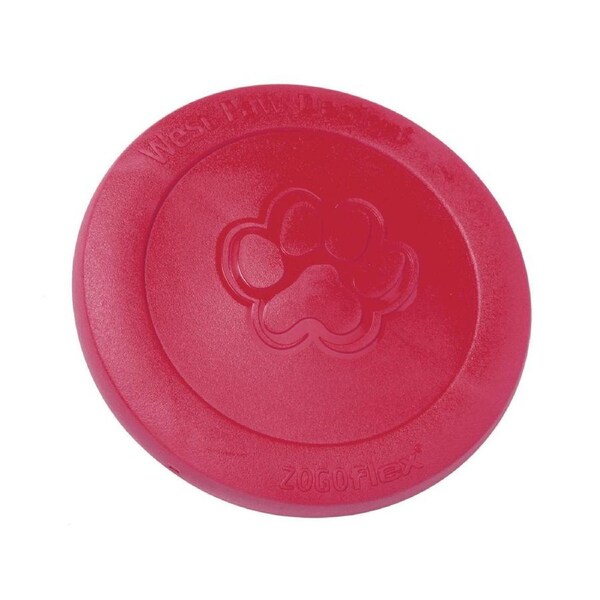 Zisc Flying Disc Fetch Dog Toy (Ruby Red) - Large